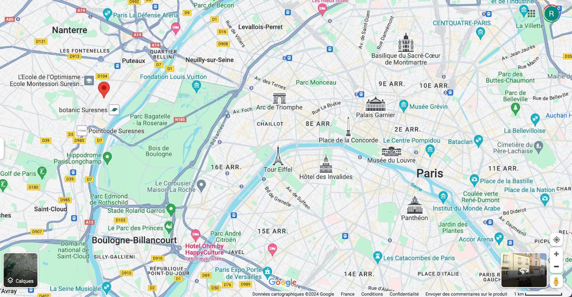 Апартаменты A 10 Min De La Defense Et A 20 Min De Paris Сюрен Экстерьер фото